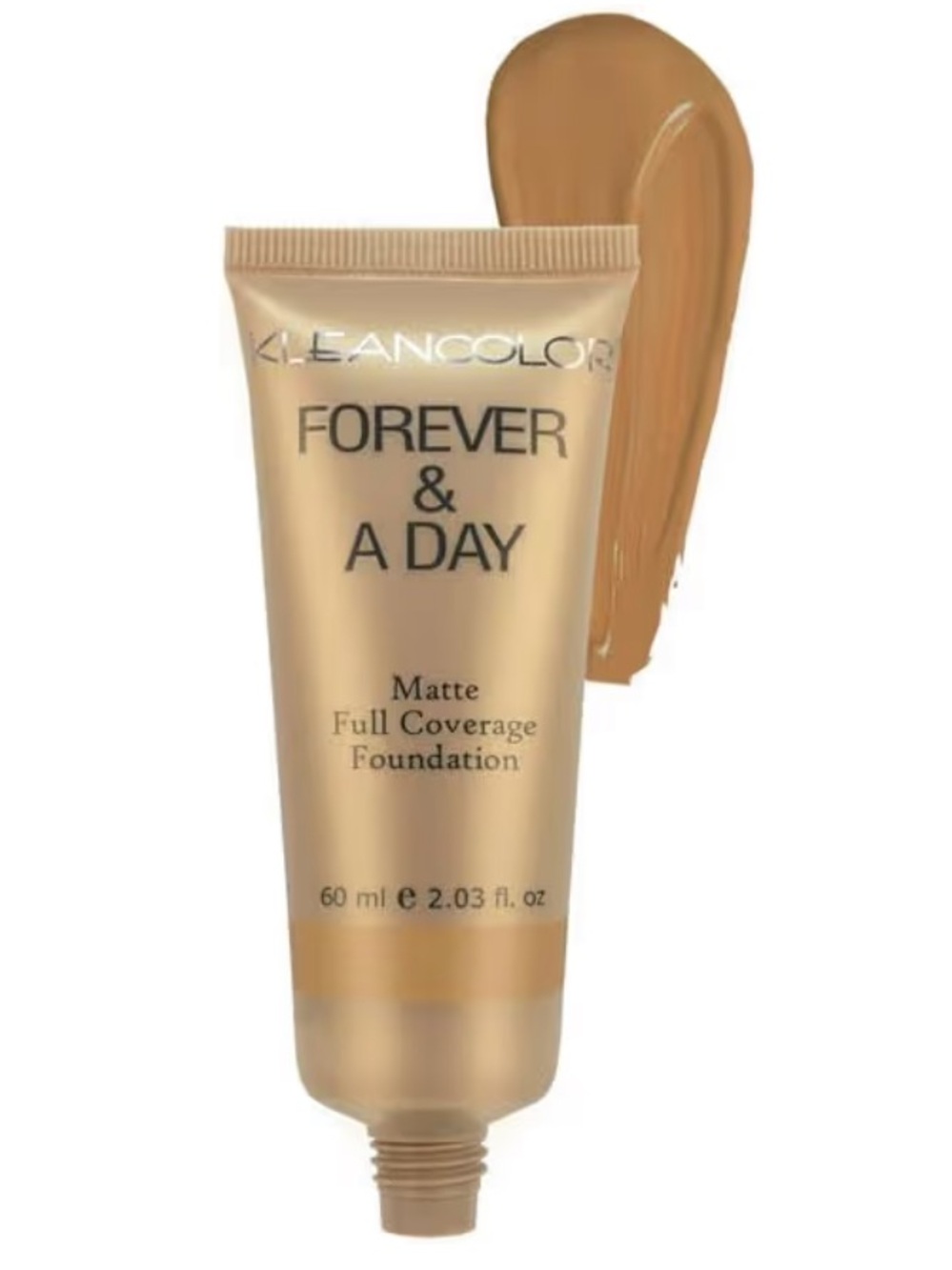 KLEANCOLOR Forever & A Day Matte Full Coverage Foundation (08 Golden Tan ) New